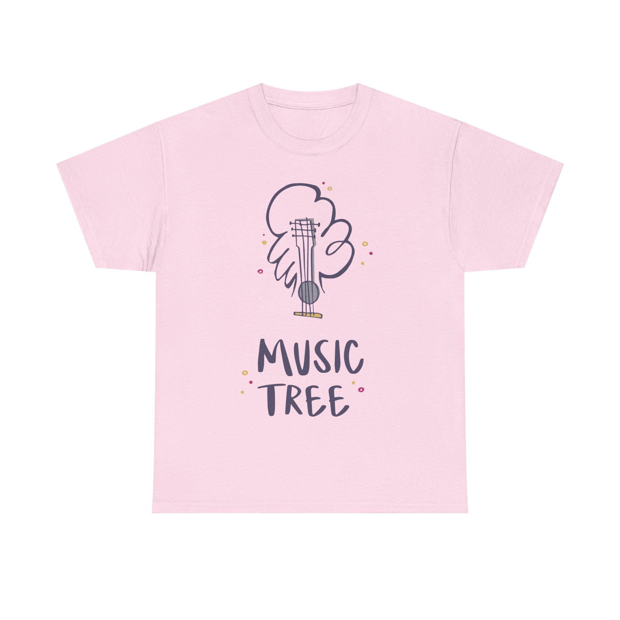 Music Tree T-Shirt – Cute Guitar Graphic Tee for Music Lovers