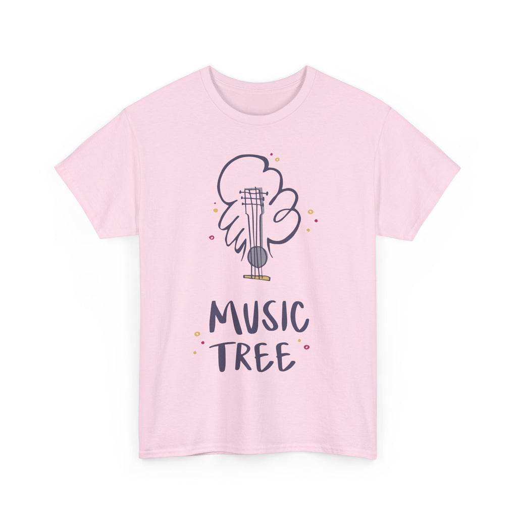 Music Tree T-Shirt – Cute Guitar Graphic Tee for Music Lovers